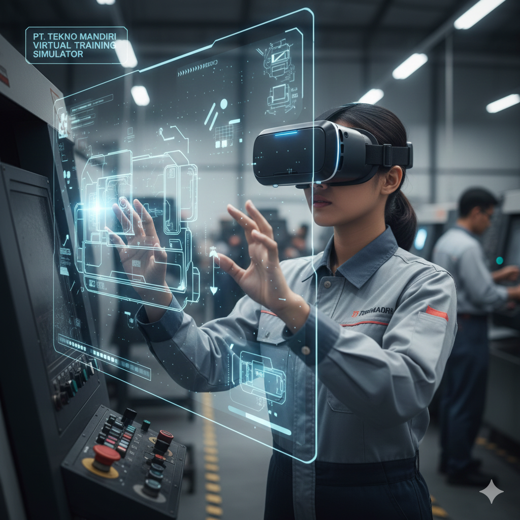 Tren Virtual Reality (VR) untuk Pelatihan Pekerja di Indonesia.